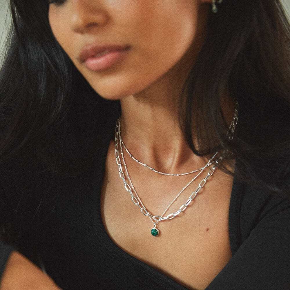 Daisy London Sterling Silver Healing Stone Necklace Additional Image - 12