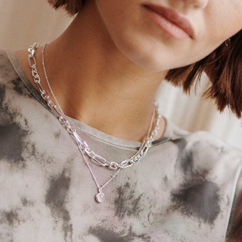 Daisy London Sterling Silver Healing Stone Necklace Additional Image - 5