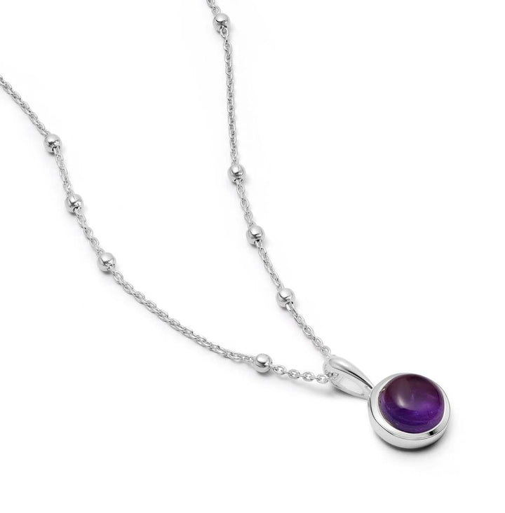 Daisy London Sterling Silver Healing Stone Necklace