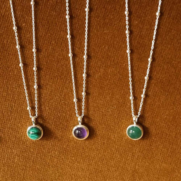 Daisy London Sterling Silver Healing Stone Necklace Additional Image - 8