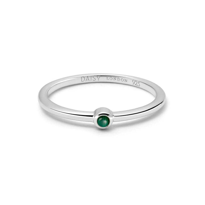 Daisy London Sterling Silver Healing Stone Ring