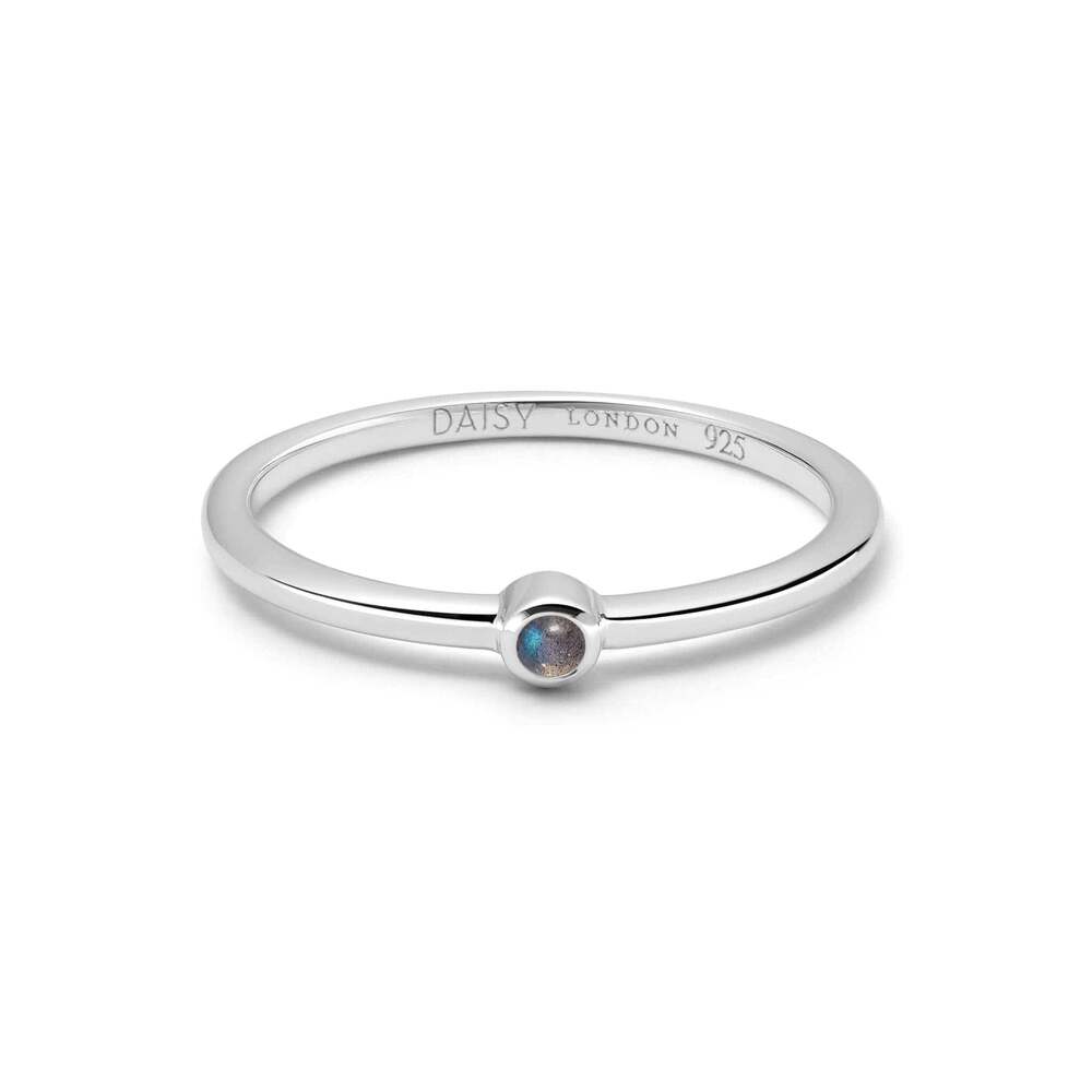 Daisy London Sterling Silver Healing Stone Ring Additional Image - 13