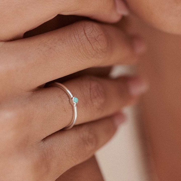Daisy London Sterling Silver Healing Stone Ring Additional Image - 15
