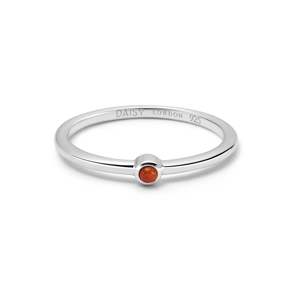 Daisy London Sterling Silver Healing Stone Ring Additional Image - 19