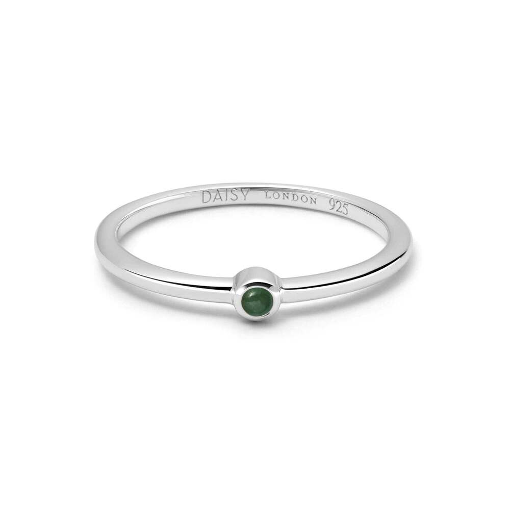 Daisy London Sterling Silver Healing Stone Ring Additional Image - 2