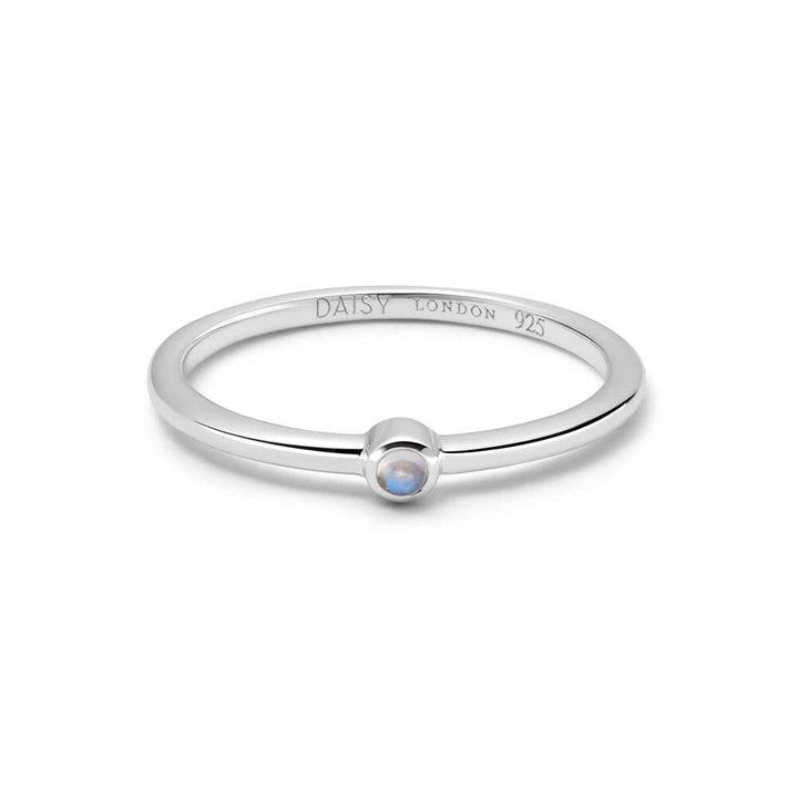 Daisy London Sterling Silver Healing Stone Ring Additional Image - 5