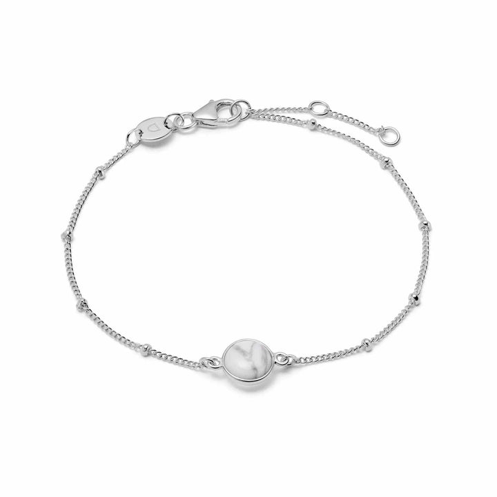 Daisy London Sterling Silver Howlite Healing Stone Bracelet - MococoDaisy LondonHBR1006_SLV5056104103210Bracelets