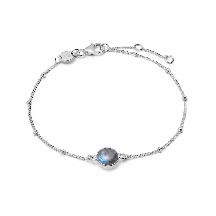 Daisy London Sterling Silver Labradorite Healing Stone Bracelet - MococoDaisy LondonHBR1007_SLV5056104103227Bracelets
