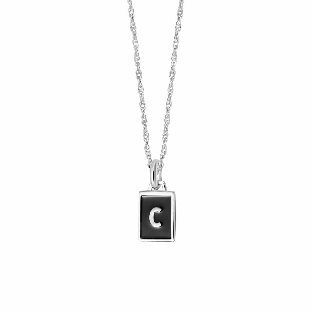 Daisy London Sterling Silver Letter C Personalised Initial Necklace - MococoDaisy LondonBETC_SLVNecklaces