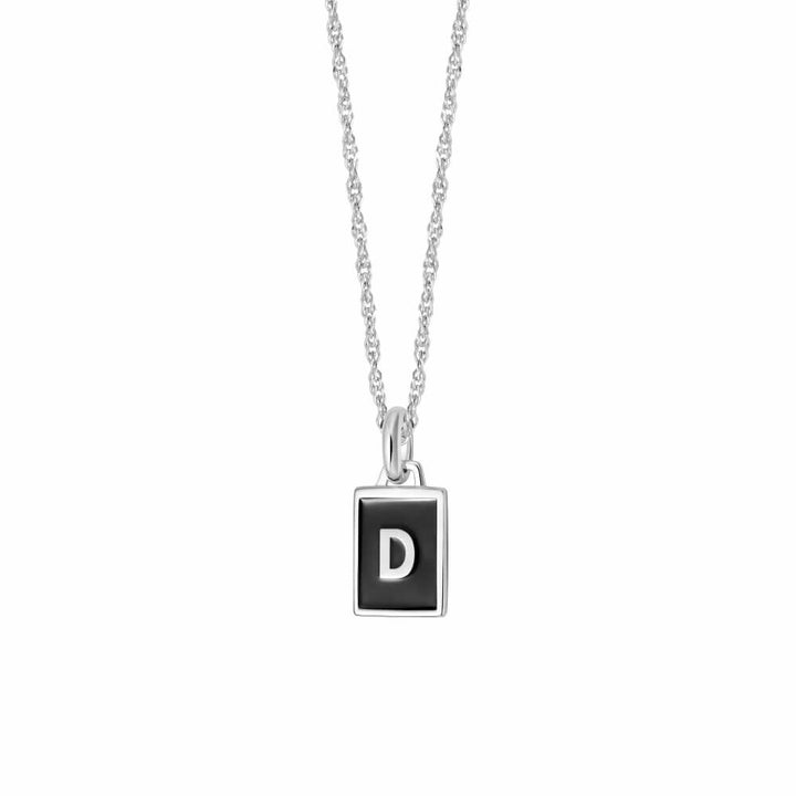 Daisy London Sterling Silver Letter D Personalised Initial Necklace - MococoDaisy LondonBETD_SLVNecklaces