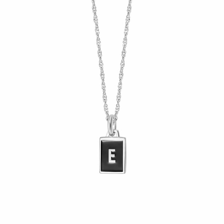 Daisy London Sterling Silver Letter E Personalised Initial Necklace - MococoDaisy LondonBETE_SLVNecklaces