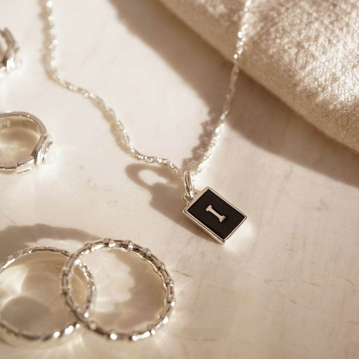 Daisy London Sterling Silver Letter I Personalised Initial Necklace - MococoDaisy LondonBETI_SLVNecklaces