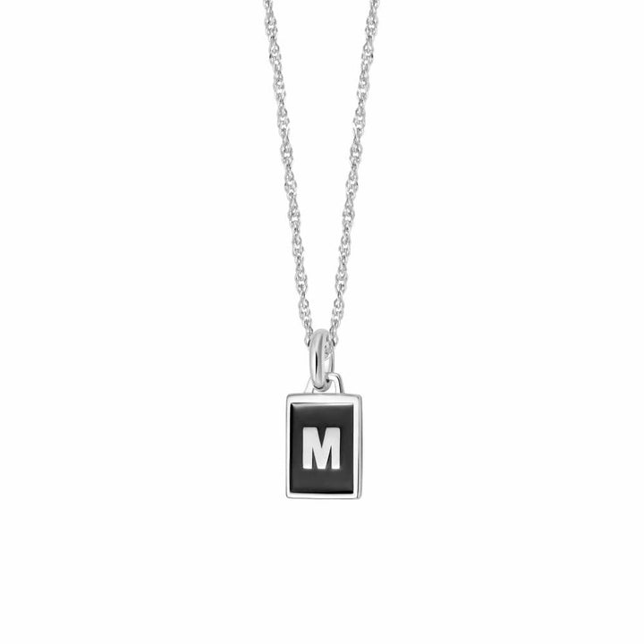 Daisy London Sterling Silver Letter M Personalised Initial Necklace - MococoDaisy LondonBETM_SLVNecklaces