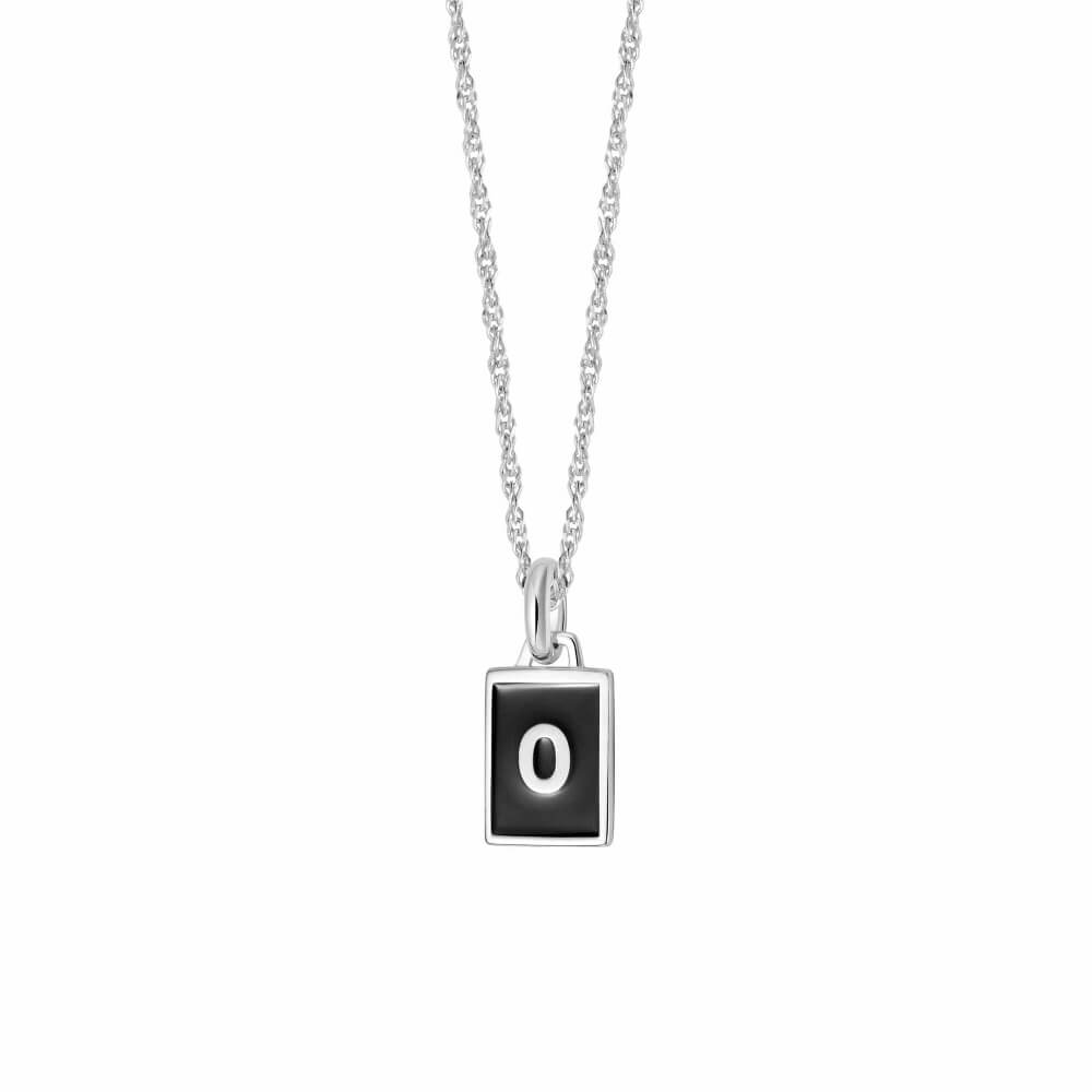 Daisy London Sterling Silver Letter O Personalised Initial Necklace - MococoDaisy LondonBETO_SLVNecklaces