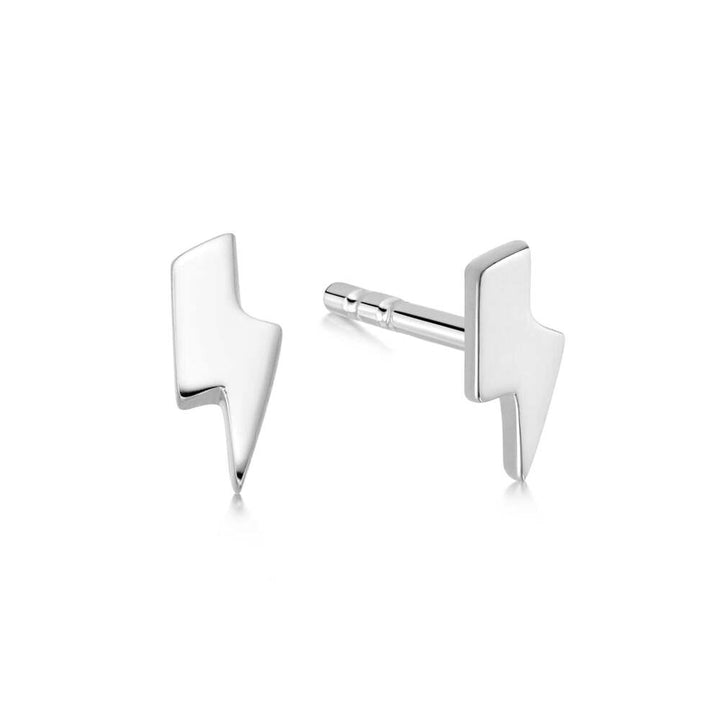 Daisy London Sterling Silver Lightning Stud Earrings