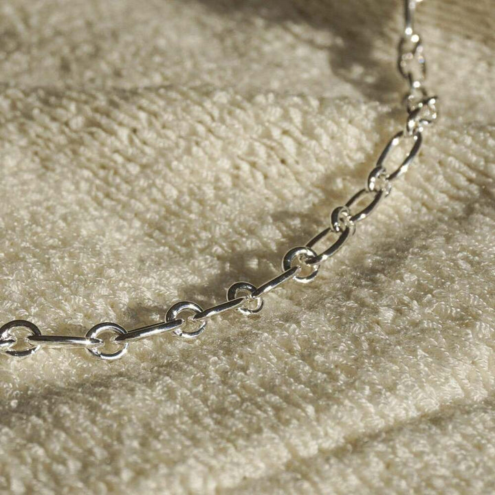 Daisy London Sterling Silver Linked Chain Bracelet Additional Image - 2