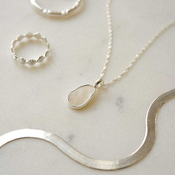 Daisy London Sterling Silver "Made For Her" Mother Of Pearl &amp; Jewellery Box Set Additional Image - 2