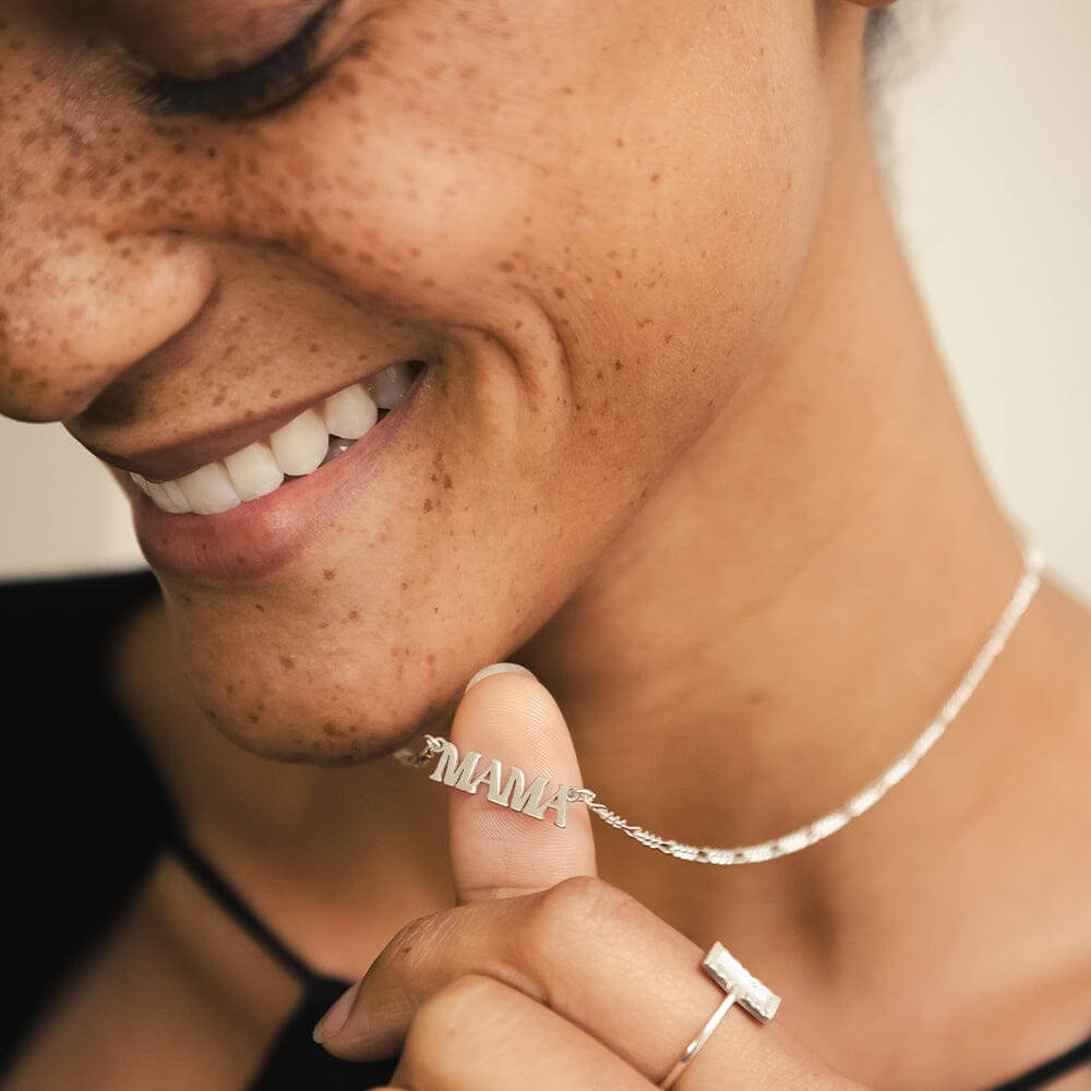 Daisy London Sterling Silver Mama Necklace - MococoDaisy LondonNP001_SLV5056104143629Necklace