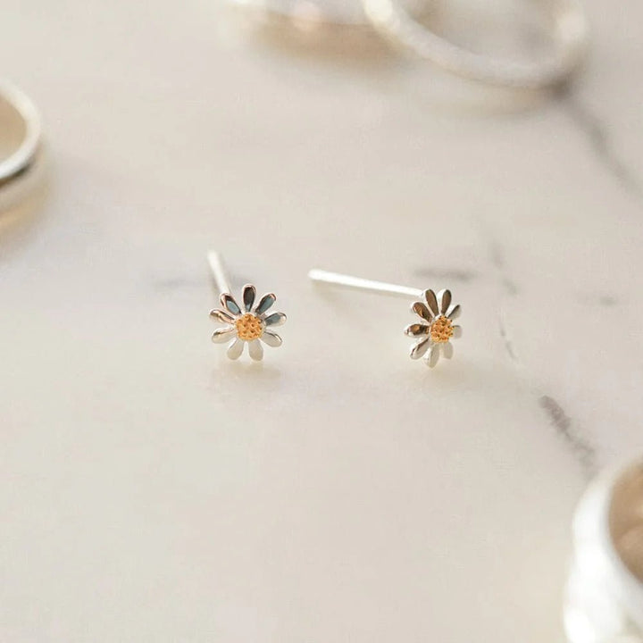 Daisy London Sterling Silver Marguerite 5mm Daisy Earrings - MococoDaisy LondonE4001_SLV5055379303943Earrings