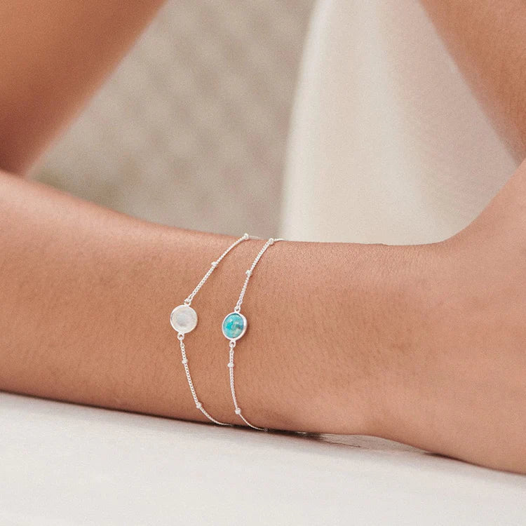 Daisy London Sterling Silver Moonstone Healing Stone Bracelet - MococoDaisy LondonHBR1011_SLVBracelets