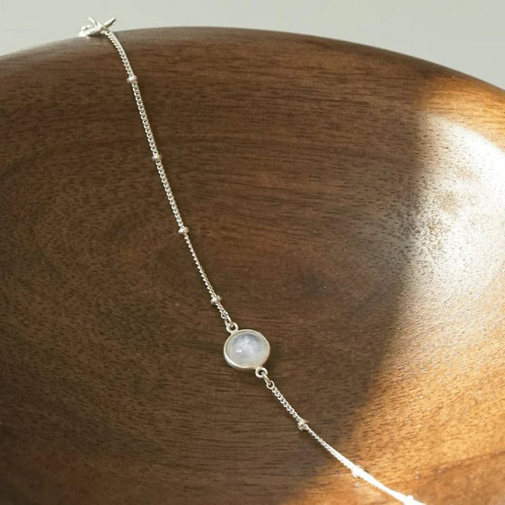 Daisy London Sterling Silver Moonstone Healing Stone Bracelet - MococoDaisy LondonHBR1011_SLVBracelets