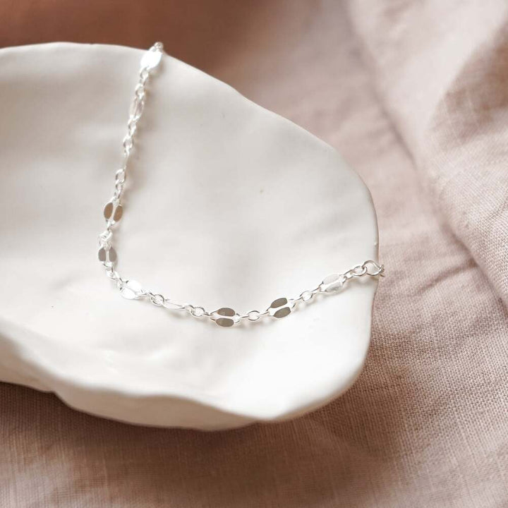 Daisy London Sterling Silver Peachy Chain Bracelet Additional Image - 2