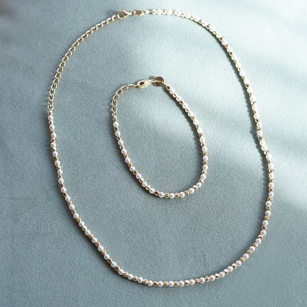 Daisy London Sterling Silver Pearl And Bead Bracelet Additional Image - 2