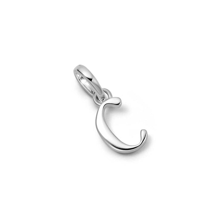 Daisy London Sterling Silver Personalised Initial Charm Pendant Additional Image - 10