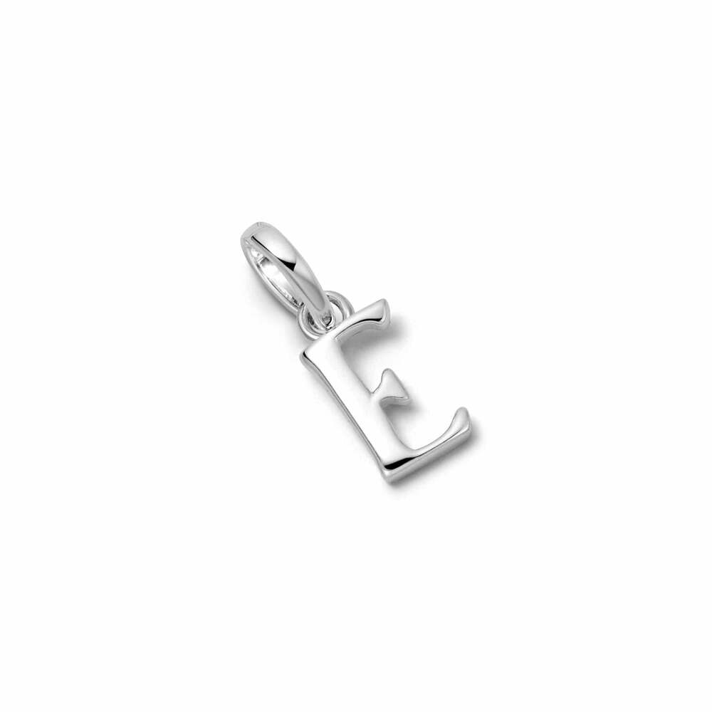 Daisy London Sterling Silver Personalised Initial Charm Pendant Additional Image - 18