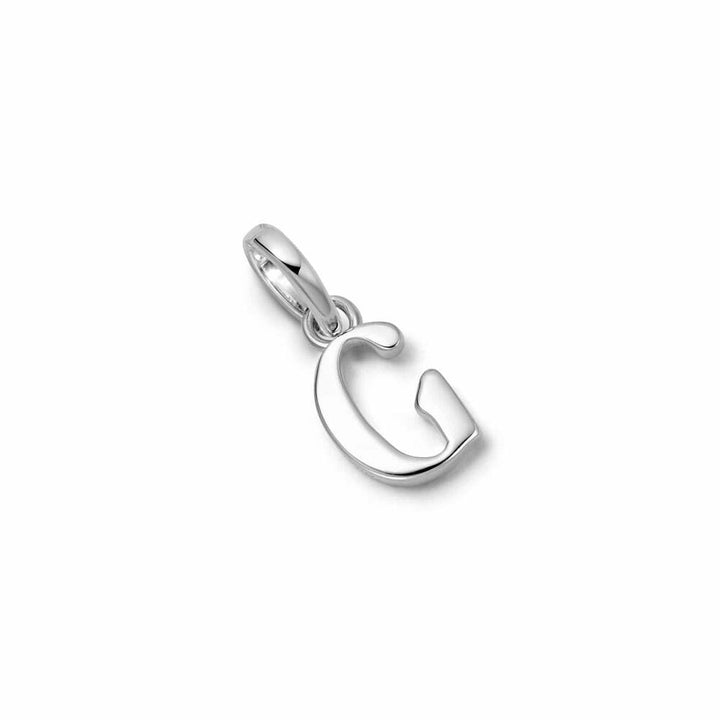 Daisy London Sterling Silver Personalised Initial Charm Pendant Additional Image - 25