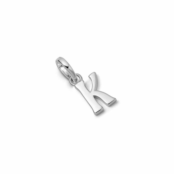Daisy London Sterling Silver Personalised Initial Charm Pendant Additional Image - 34