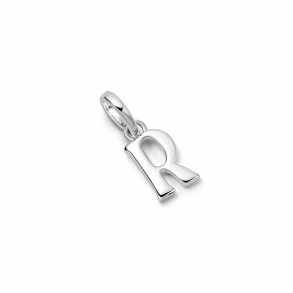 Daisy London Sterling Silver Personalised Initial Charm Pendant Additional Image - 50