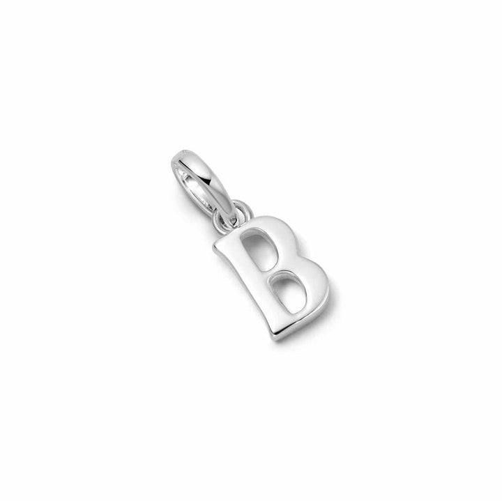 Daisy London Sterling Silver Personalised Initial Charm Pendant Additional Image - 6