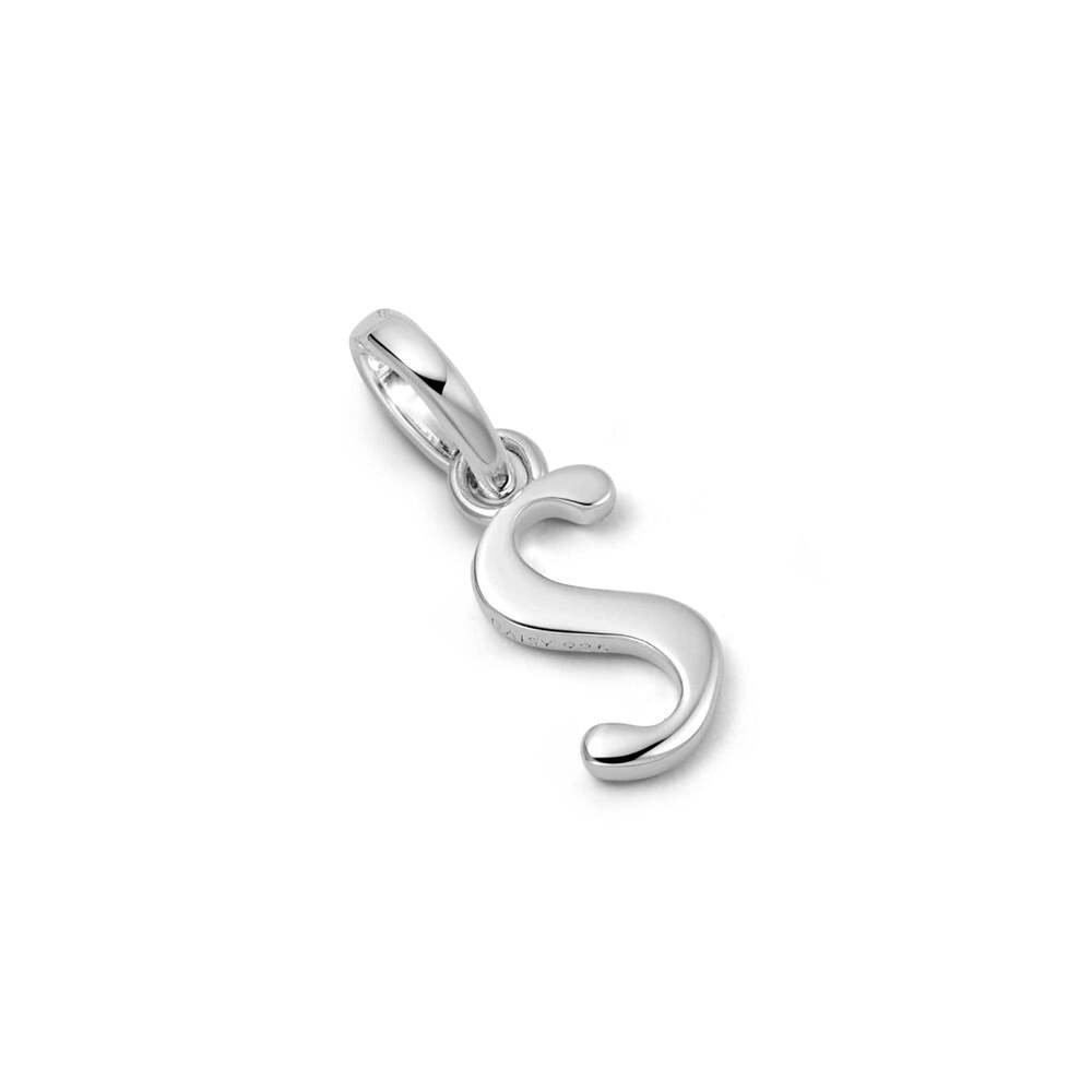 Daisy London Sterling Silver Personalised Initial Charm Pendant Additional Image - 51