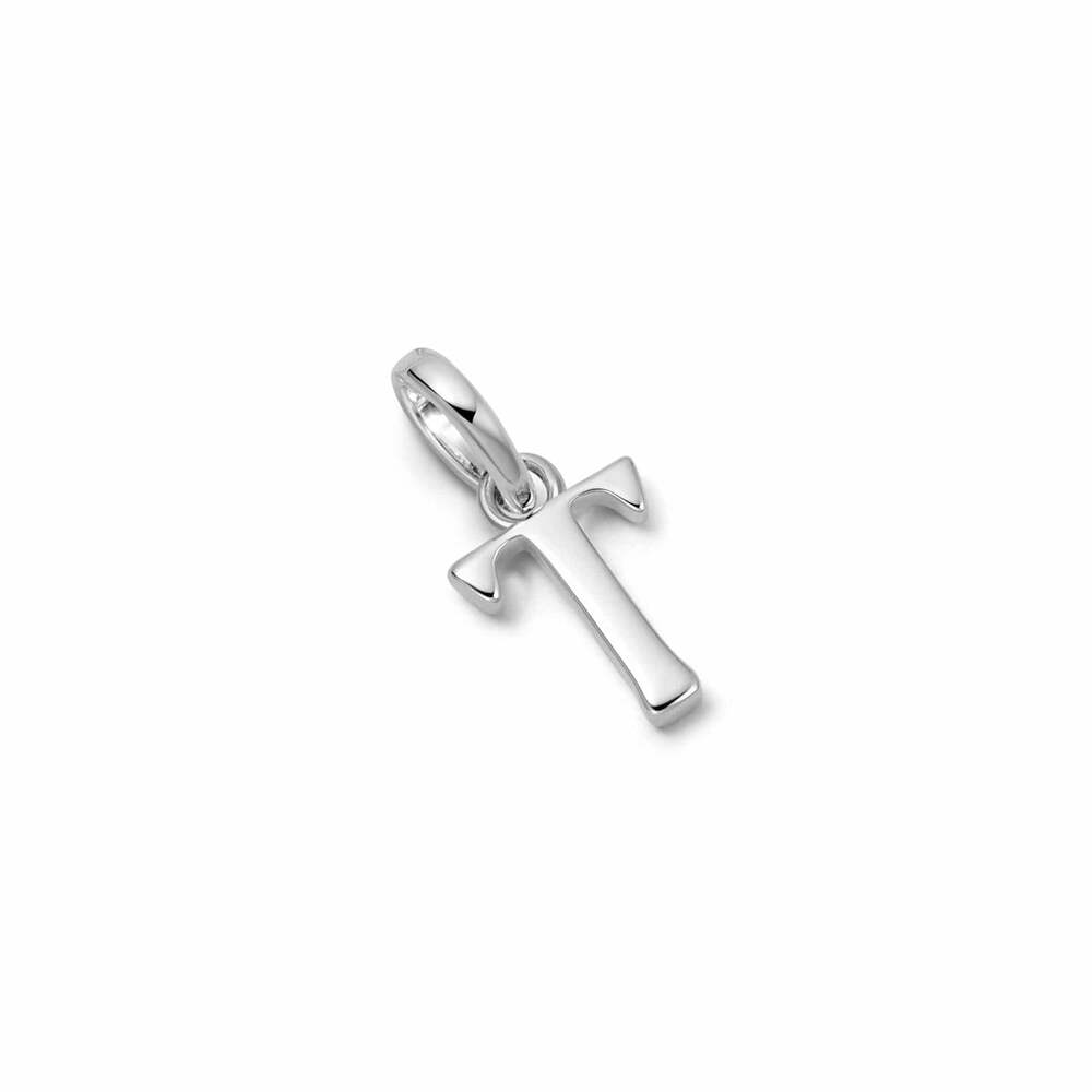 Daisy London Sterling Silver Personalised Initial Charm Pendant Additional Image - 54