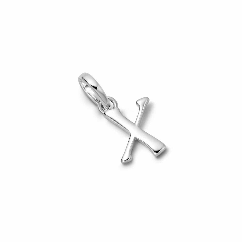 Daisy London Sterling Silver Personalised Initial Charm Pendant Additional Image - 65