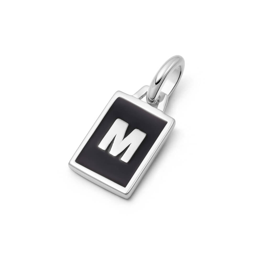 Daisy London Sterling Silver Personalised Initial Pendant-M image
