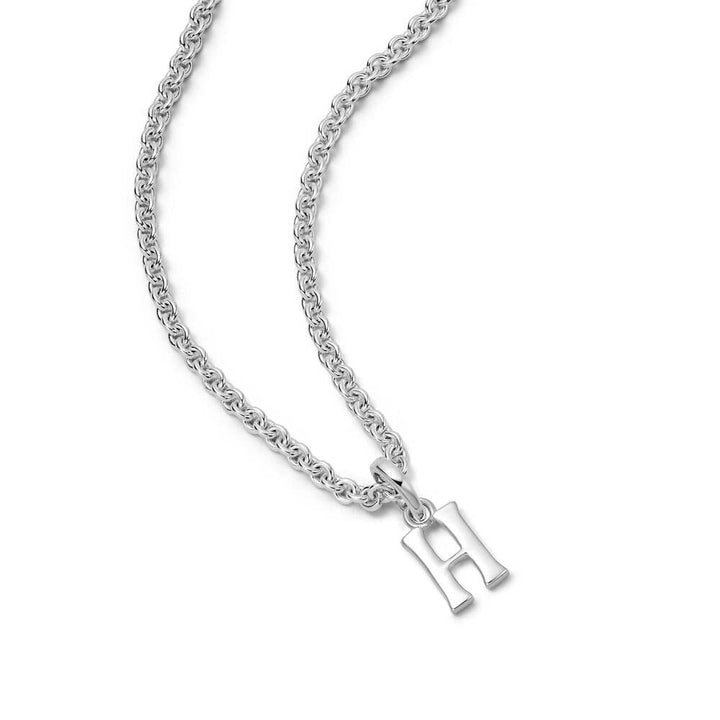 Daisy London Sterling Silver Personalised Initial Pendant Necklace Additional Image - 28