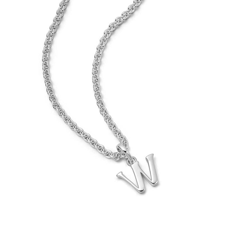 Daisy London Sterling Silver Personalised Initial Pendant Necklace Additional Image - 63