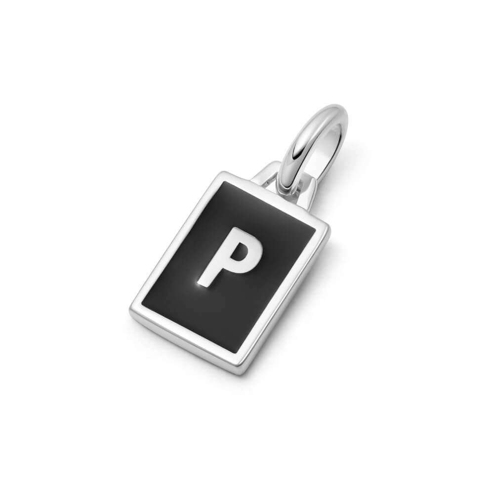 Daisy London Sterling Silver Personalised Initial Pendant-P image