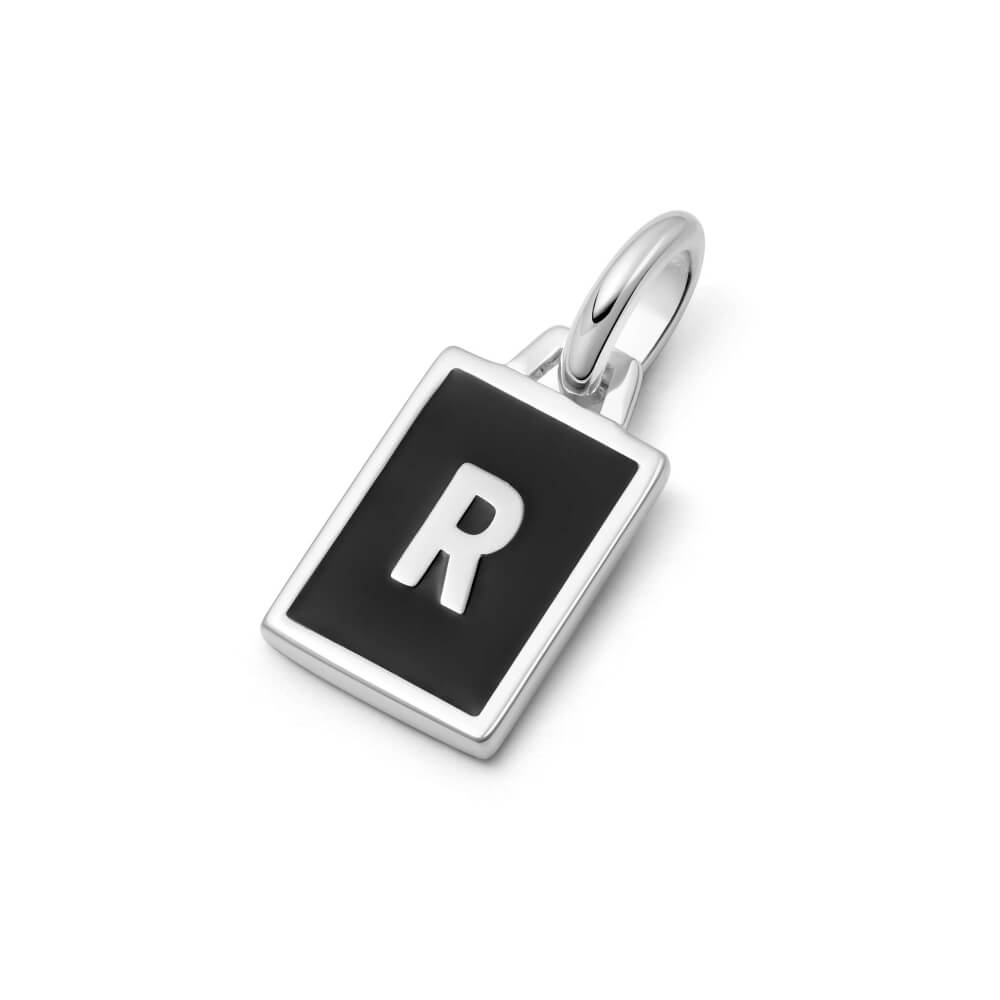 Daisy London Sterling Silver Personalised Initial Pendant-R image