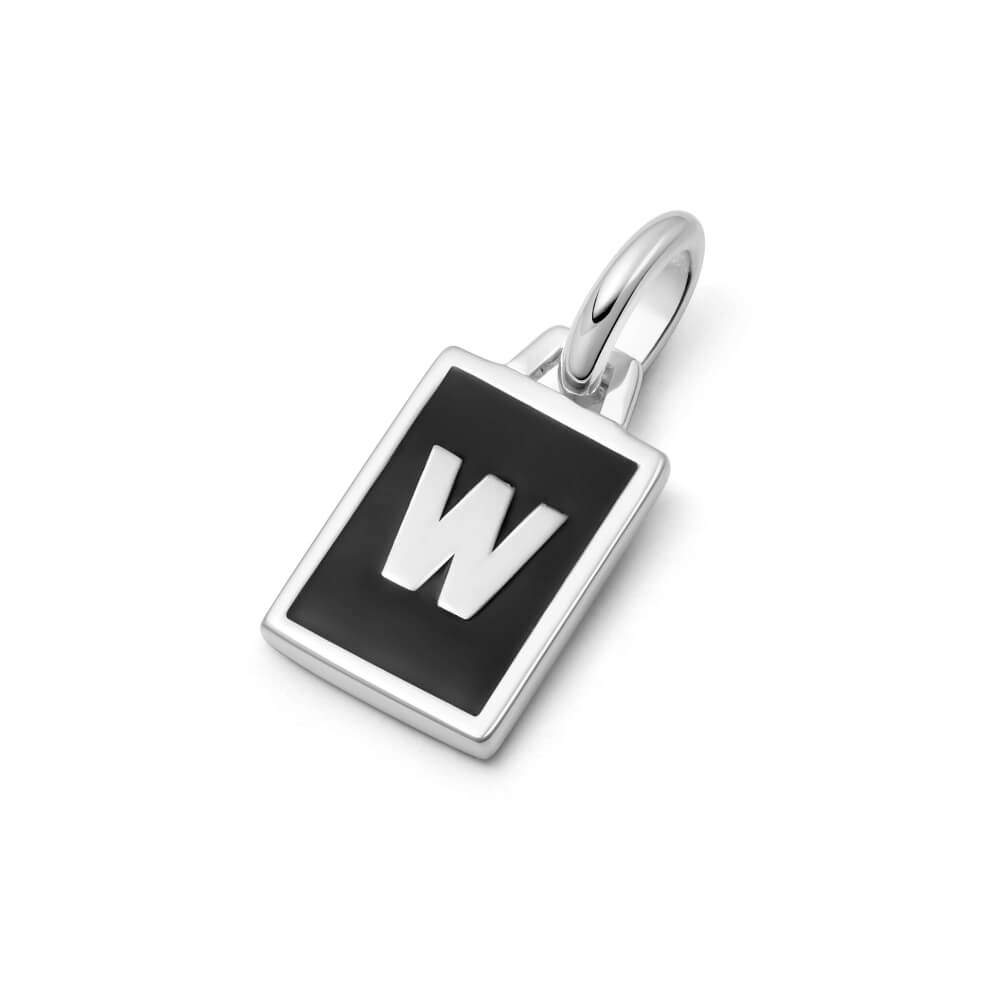 Daisy London Sterling Silver Personalised Initial Pendant-W image