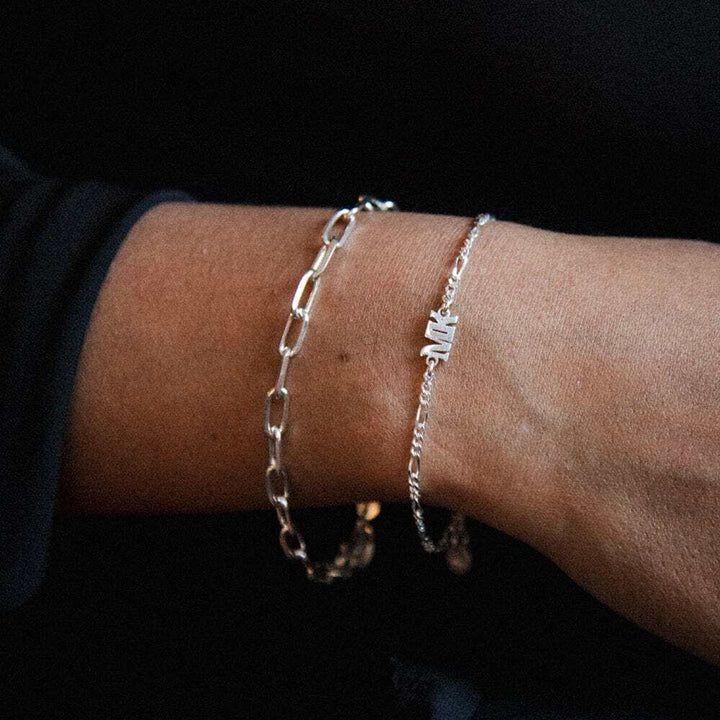 Daisy London Sterling Silver Personalised Name Bracelet Additional Image - 1