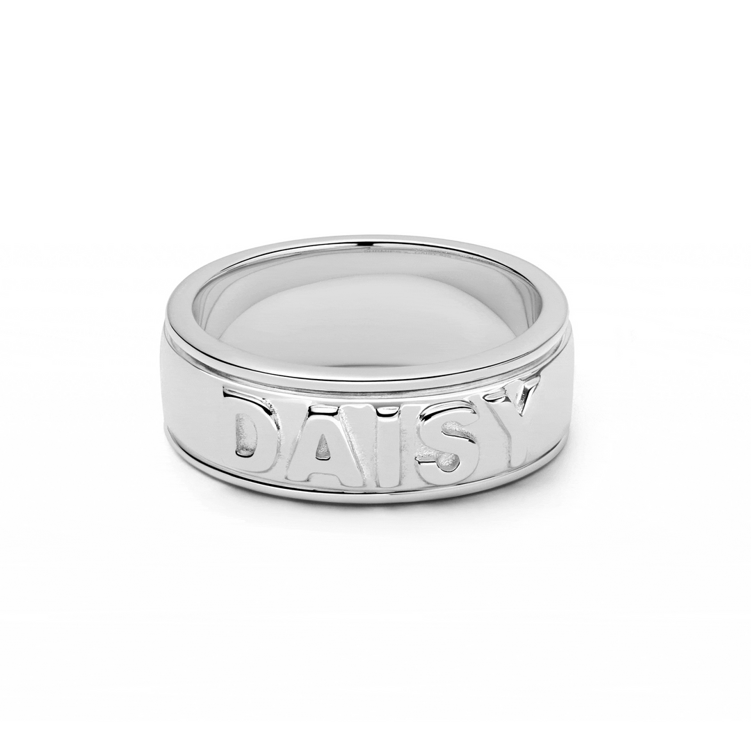 Daisy London Sterling Silver Shrimps Spinning Ring