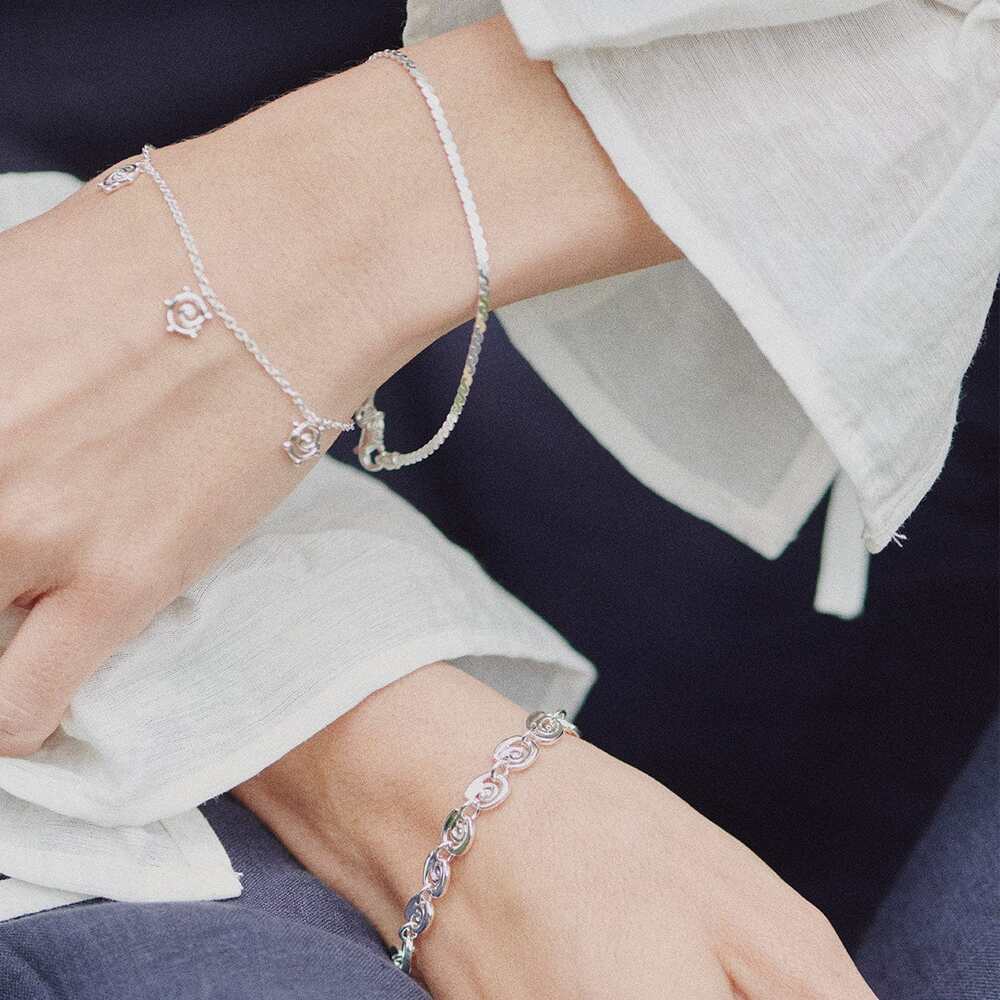 Daisy London Sterling Silver Sol Bracelet Layering Set Additional Image - 5