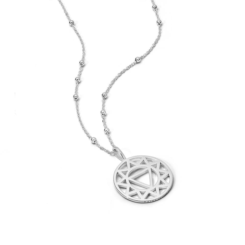 Daisy London Sterling Silver Solar Plexus Vitality Chakra Necklace - MococoDaisy LondonNCHK03_SLV5056104131602Necklace