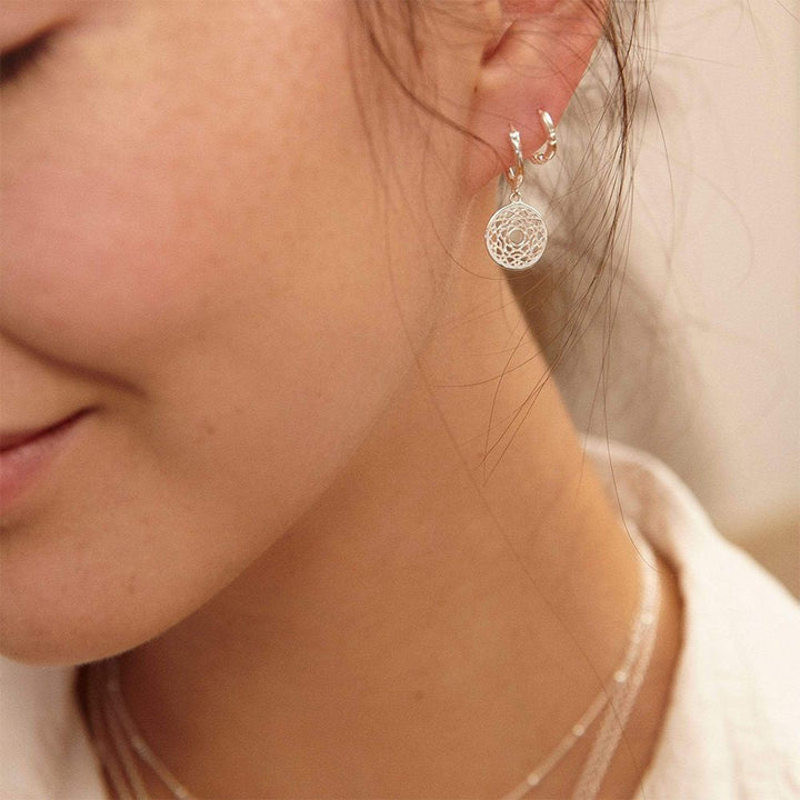 Daisy London Sterling Silver Stacked Huggie Hoops - MococoDaisy LondonEB8008_SLV5056104103951Earrings