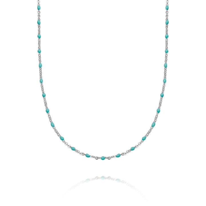 Daisy London Sterling Silver Treasures Turquoise Beaded Necklace - MococoDaisy LondonBN02_SLVNecklaces