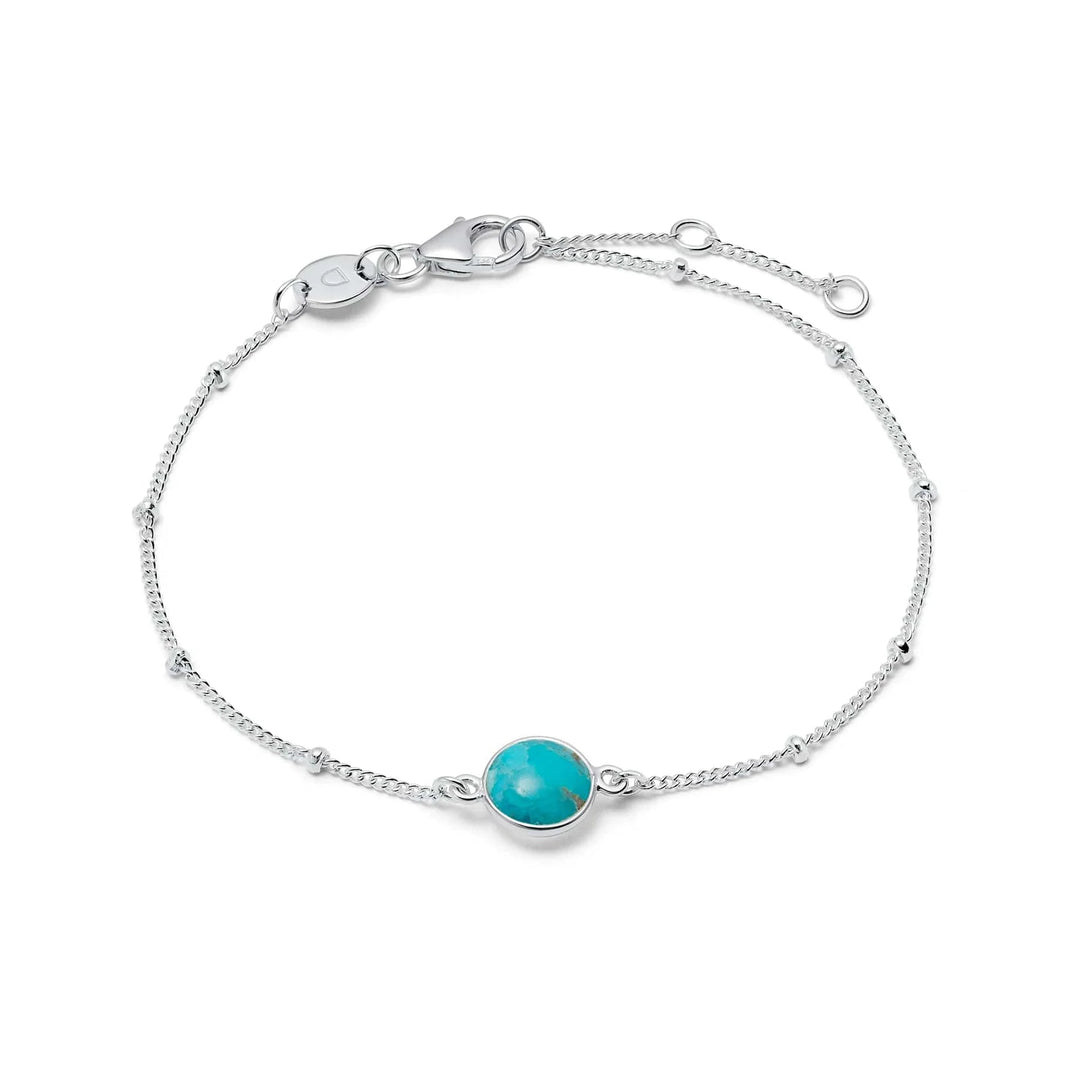 Daisy London Sterling Silver Turquoise Healing Stone Bracelet - MococoDaisy LondonHBR1010_SLVBracelets