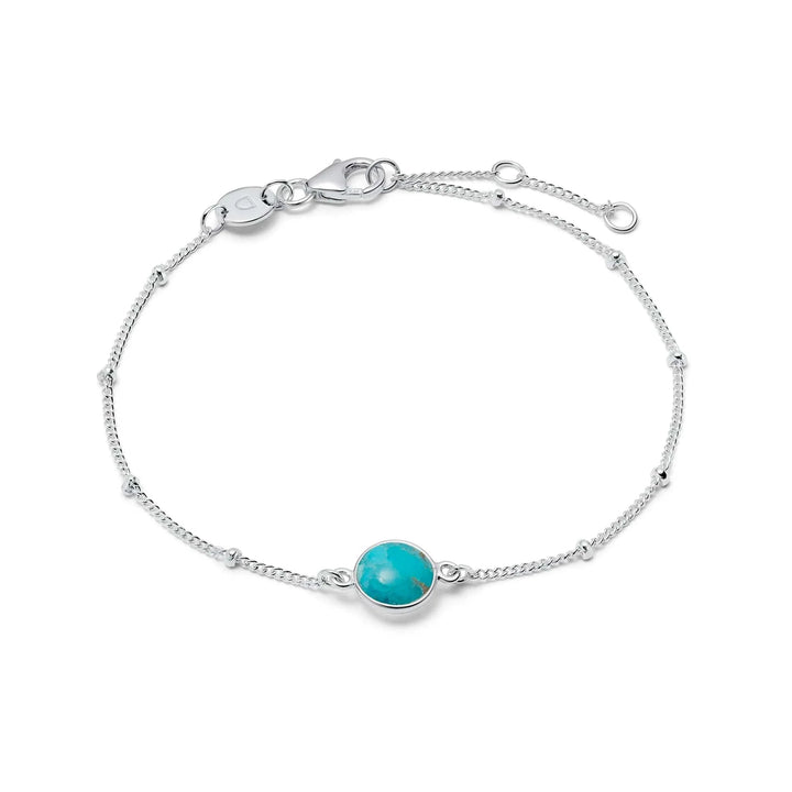 Daisy London Sterling Silver Turquoise Healing Stone Bracelet - MococoDaisy LondonHBR1010_SLVBracelets